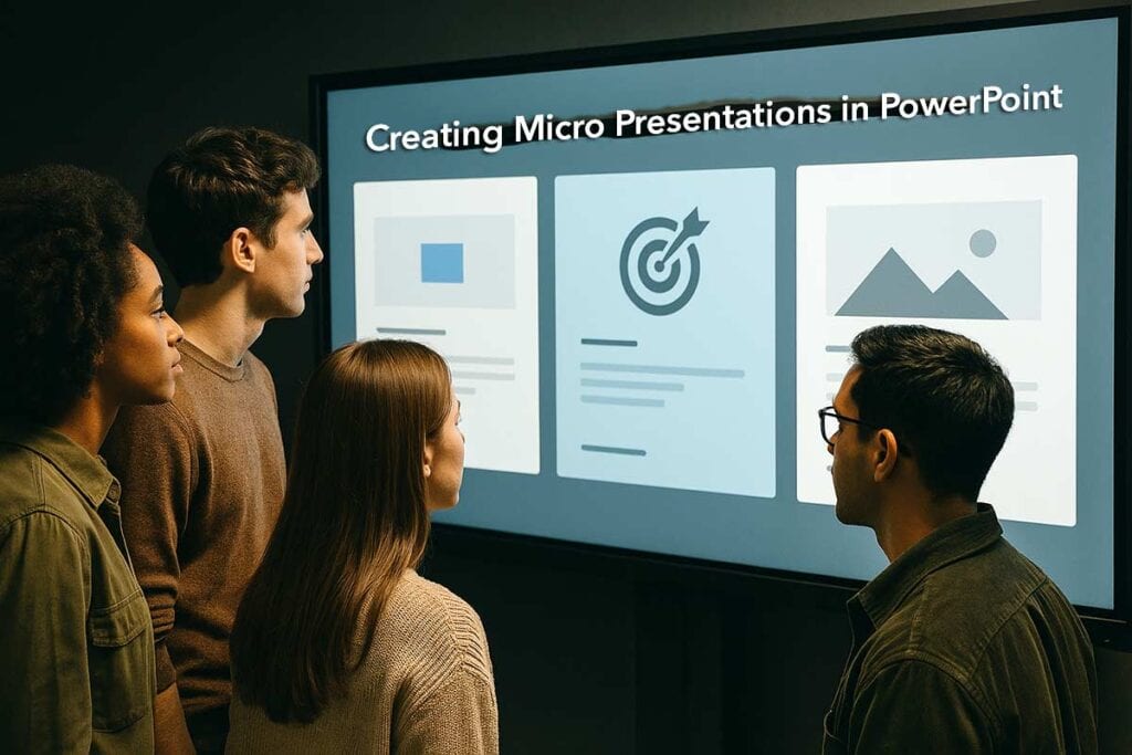 Create Micro Presentations in PowerPoint